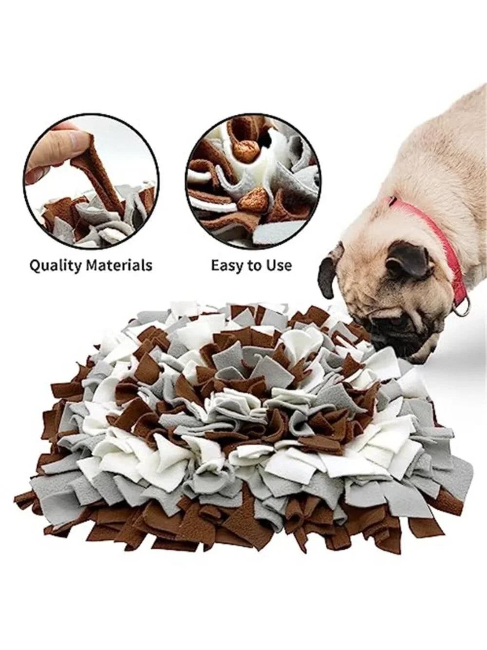 New Pet Snuffle Mat for Dogs, Dog Feeding Mat, Nosework Training Mats for
